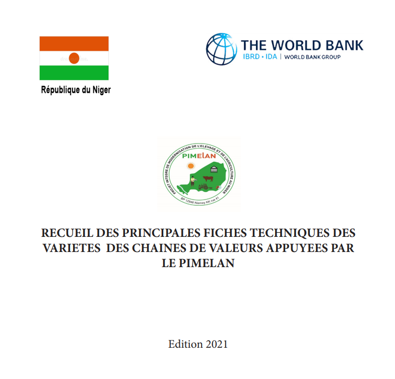 RECUEIL DES PRINCIPALES FICHES TECHNIQUES DES VARIÉTÉS DES CHAINES DE VALEURS APPUYÉES PAR LE PIMELAN